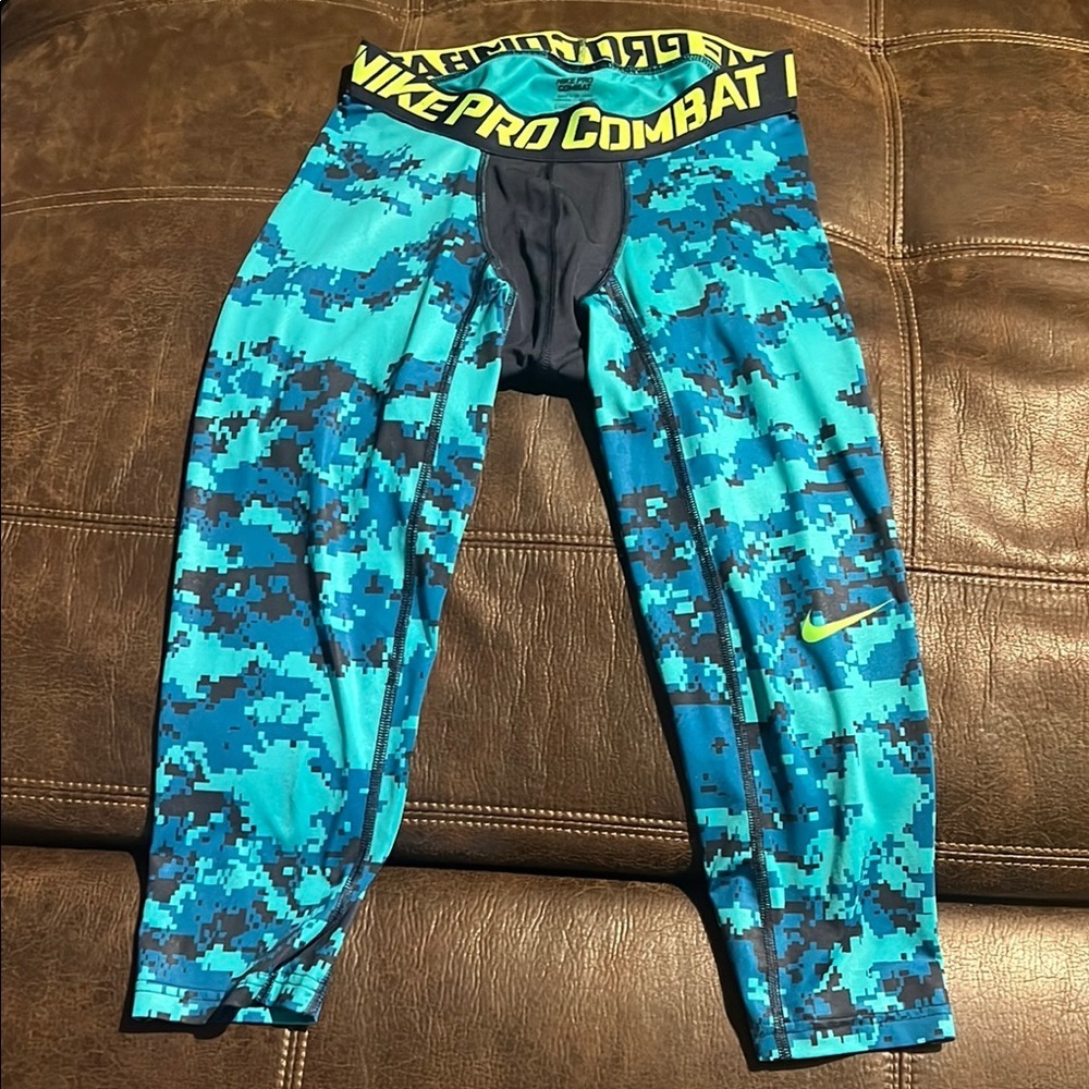 Nike Pro Combat Blue Camo Men's Pants